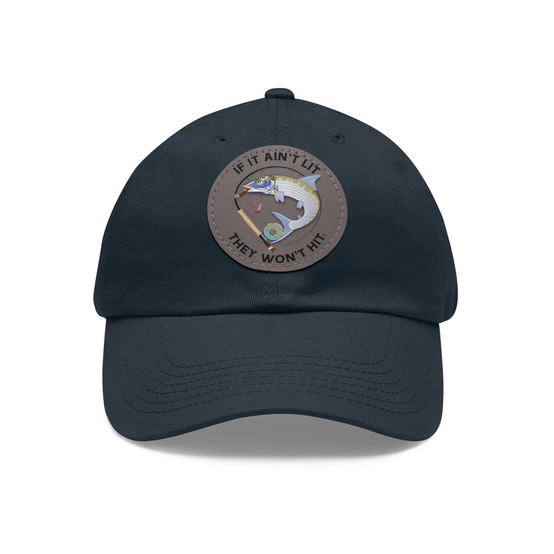 Load image into Gallery viewer, Smokin' Bonefish Leather Patch Cap
