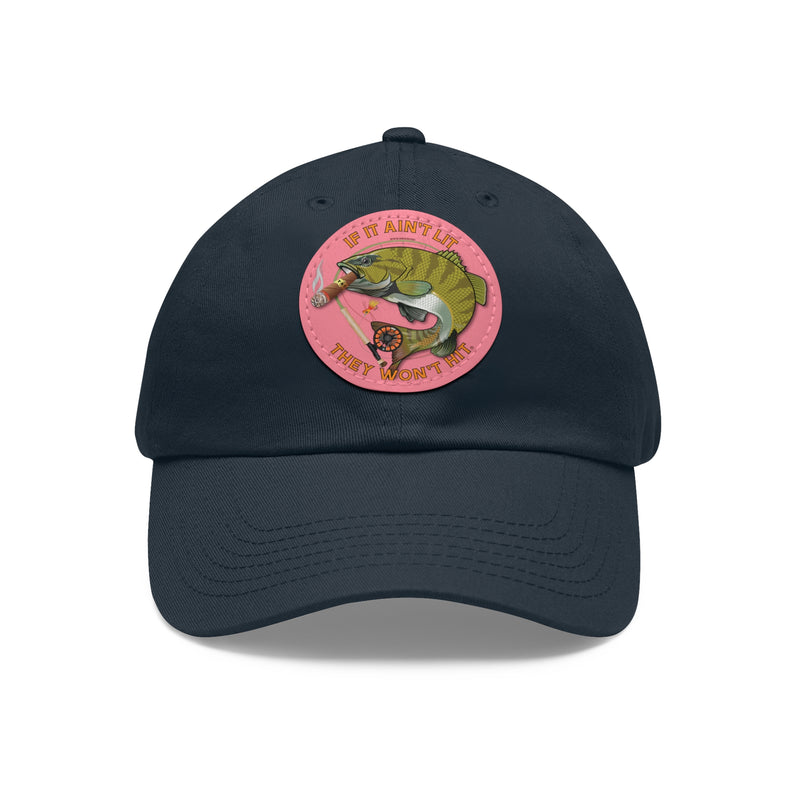 Load image into Gallery viewer, Smokin' Bass Cap Leather Patch Cap