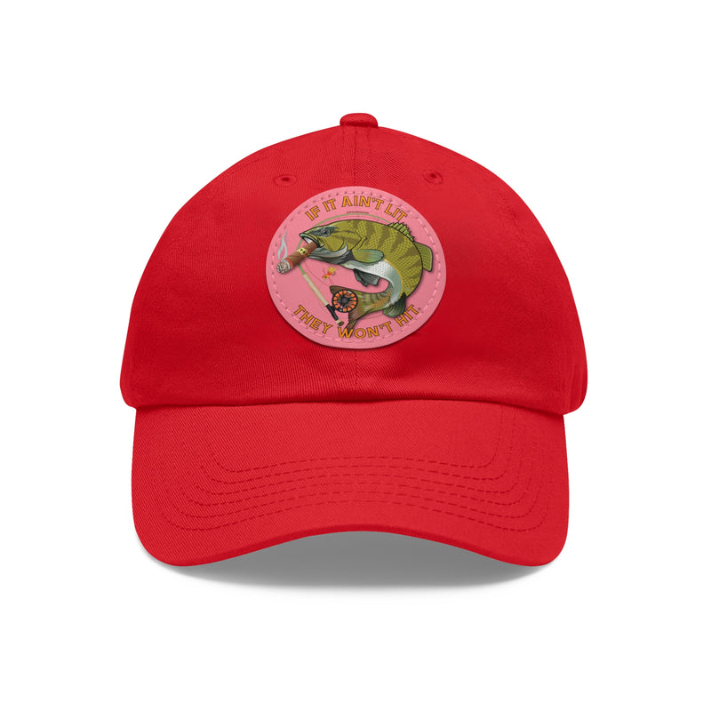 Load image into Gallery viewer, Smokin' Bass Cap Leather Patch Cap