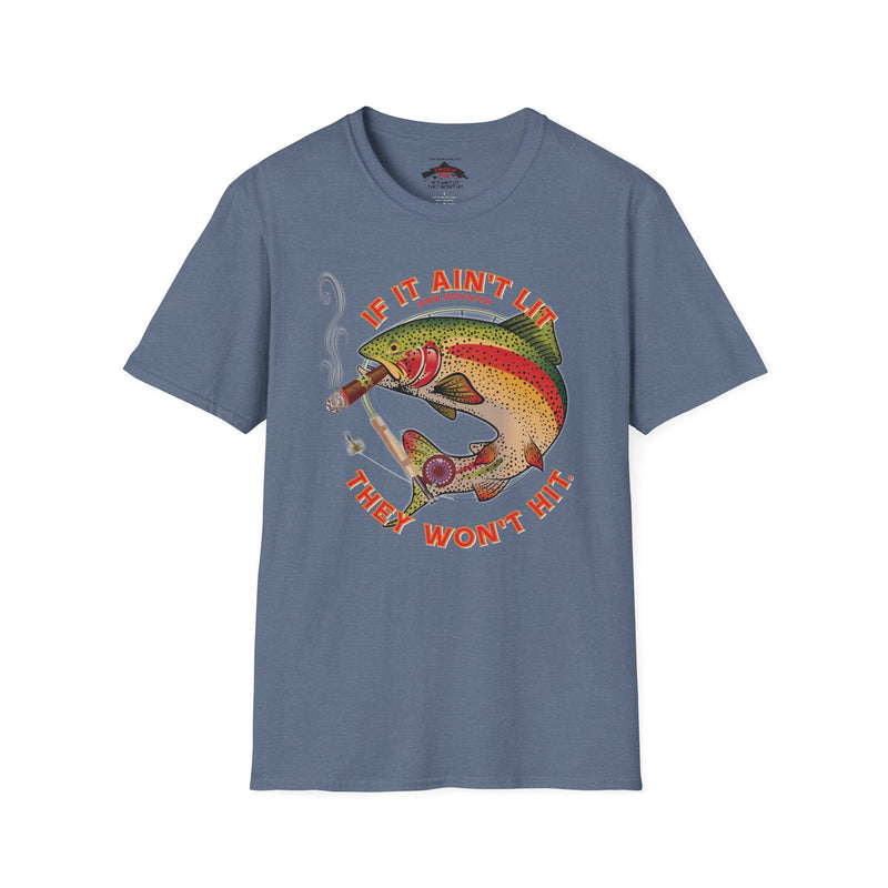 Load image into Gallery viewer, Smokin' Rainbow Trout Cigar T-Shirt