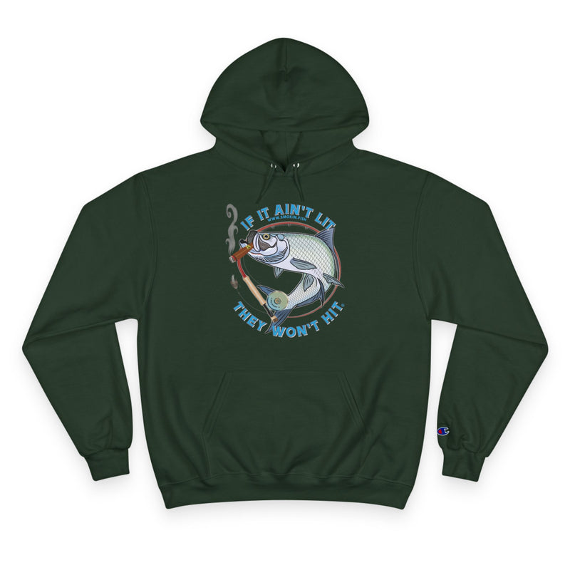 Load image into Gallery viewer, Champion Hoodie Smokin' Tarpon Sweatshirt with Double Dry® Technology