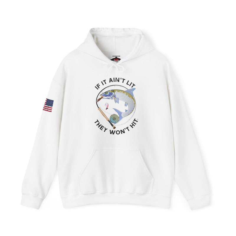 Load image into Gallery viewer, Smokin' Bonefish Patriot Hoodie Sweatshirt