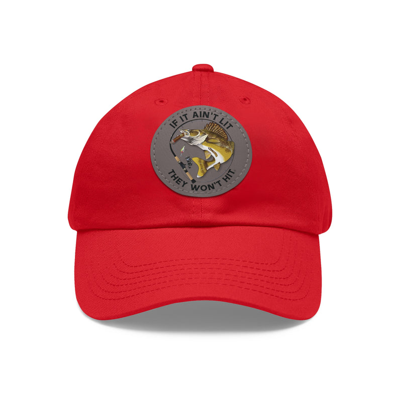 Load image into Gallery viewer, Smokin' Walleye Cap with Leather Patch