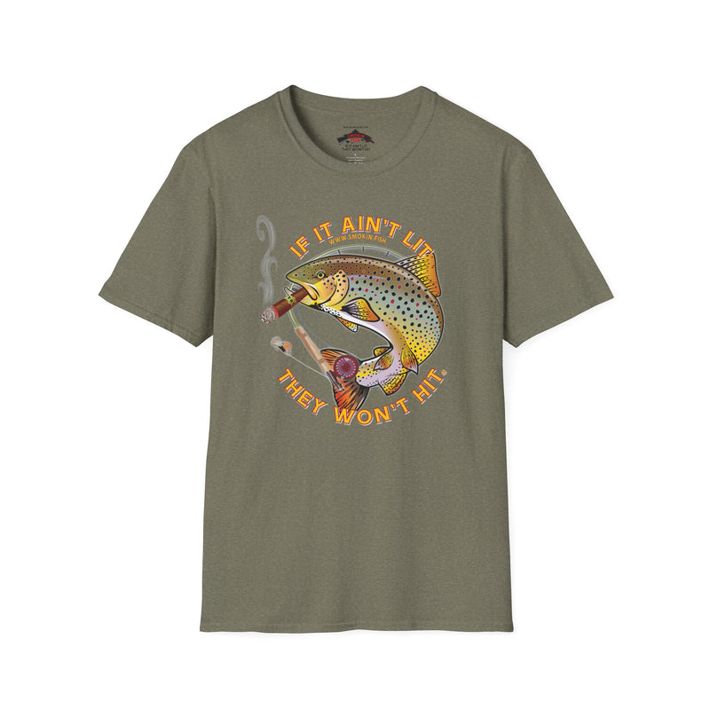 Load image into Gallery viewer, Smokin' Brown Trout Cigar T-Shirt