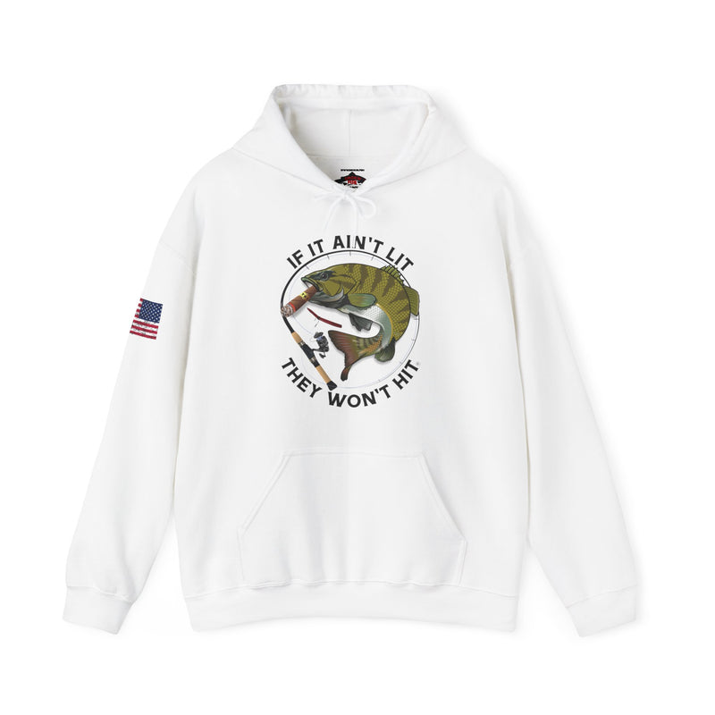 Load image into Gallery viewer, Smokin' Spinning Bass Patriot Hoodie Sweatshirt
