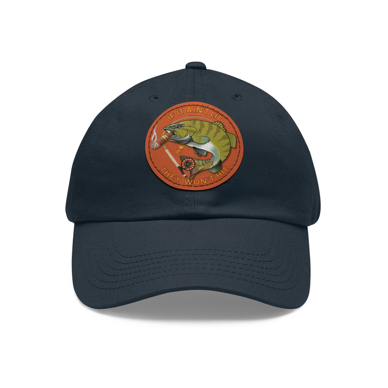 Load image into Gallery viewer, Smokin' Bass Cap Leather Patch Cap