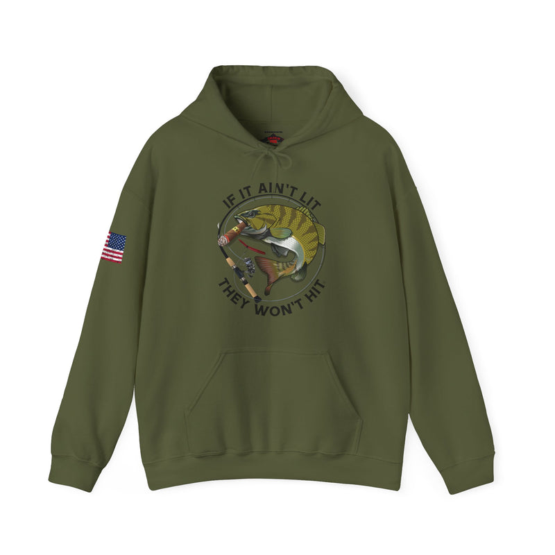 Load image into Gallery viewer, Smokin' Spinning Bass Patriot Hoodie Sweatshirt