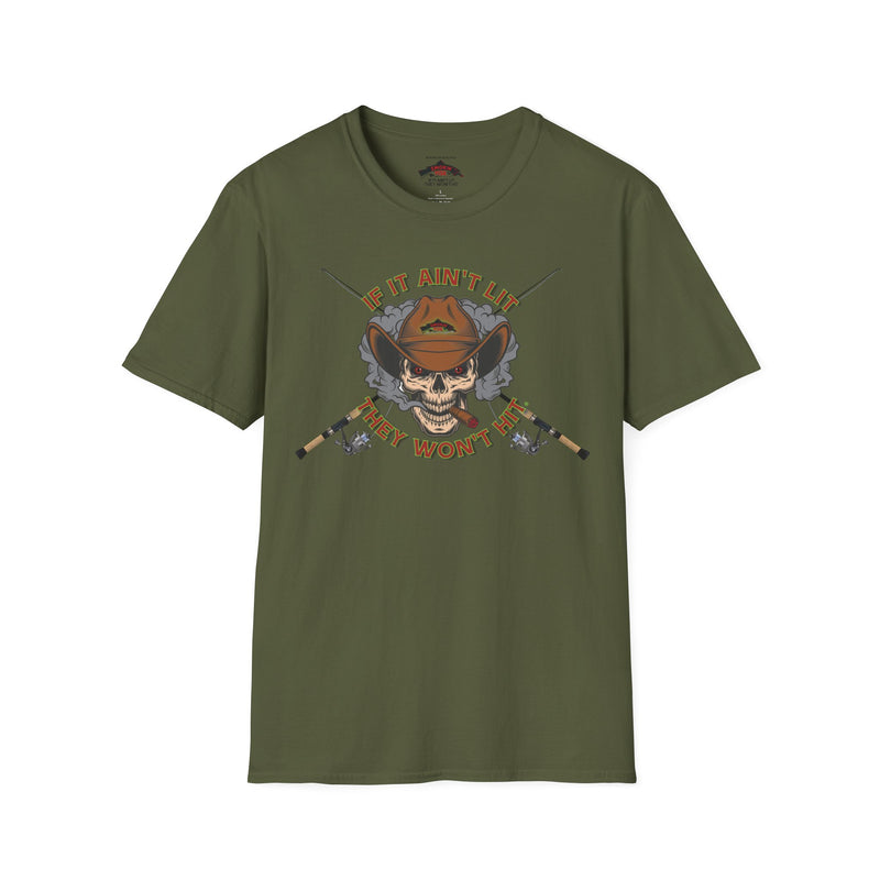 Load image into Gallery viewer, Smokin' Skull Spincast T-Shirt