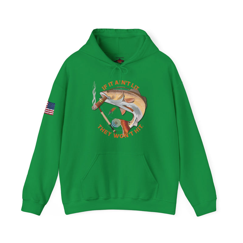 Load image into Gallery viewer, Smokin' Redfish Patriot Hooded Sweatshirt