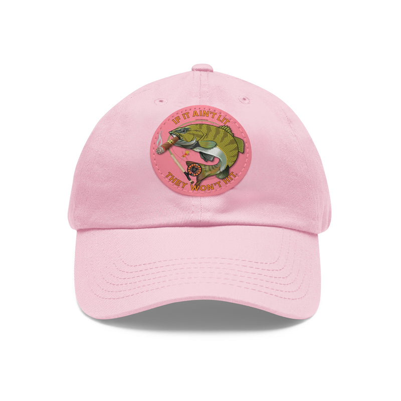 Load image into Gallery viewer, Smokin' Bass Cap Leather Patch Cap