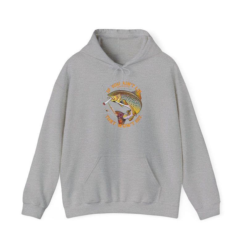 Load image into Gallery viewer, Doobie Brown Trout Unisex Heavy Blend™ Hooded Sweatshirt