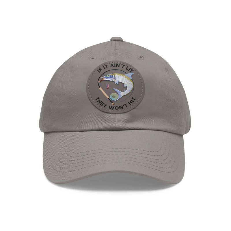 Load image into Gallery viewer, Smokin' Bonefish Leather Patch Cap