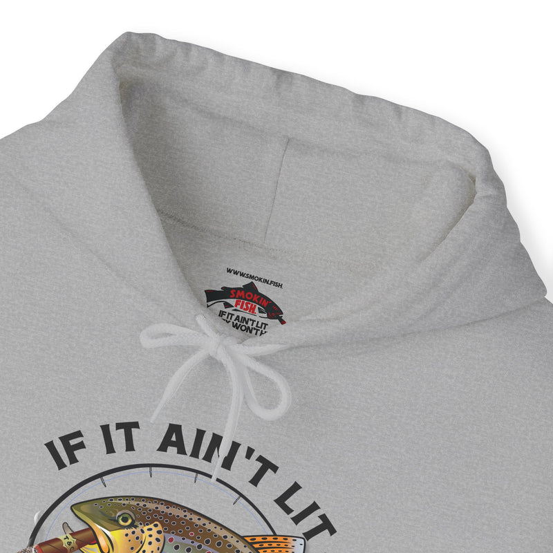 Load image into Gallery viewer, Smokin' Brown Trout Patriot Hoodie Sweatshirt
