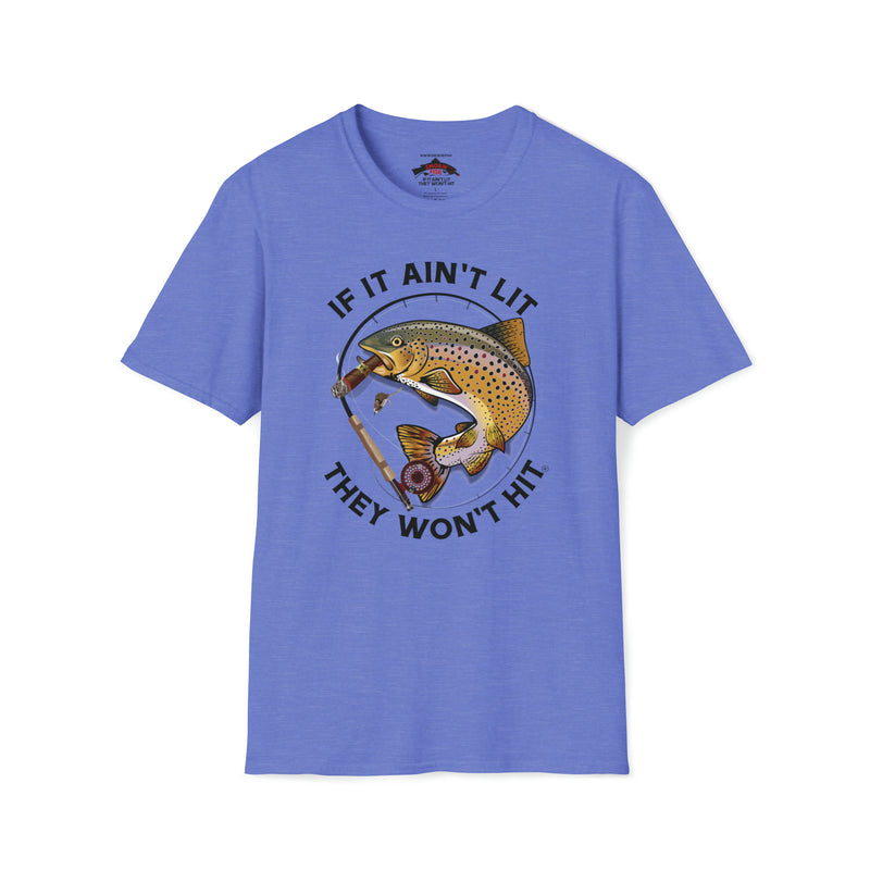 Load image into Gallery viewer, Smokin' Brown Trout & Mouse T-Shirt
