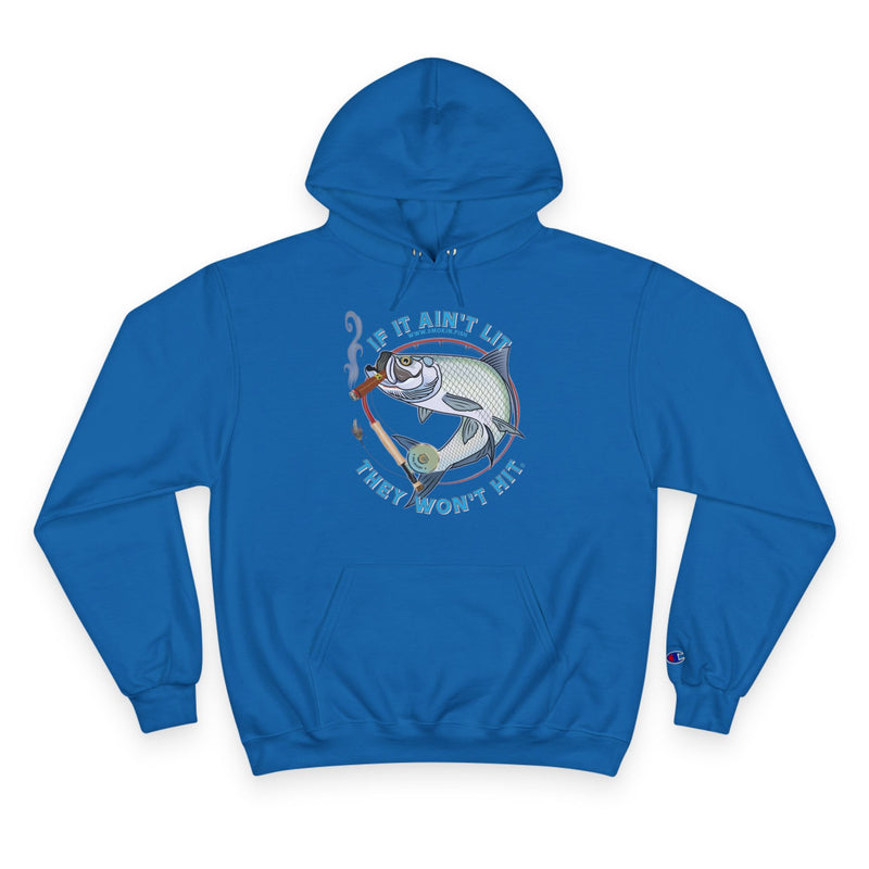 Load image into Gallery viewer, Champion Hoodie Smokin' Tarpon Sweatshirt with Double Dry® Technology