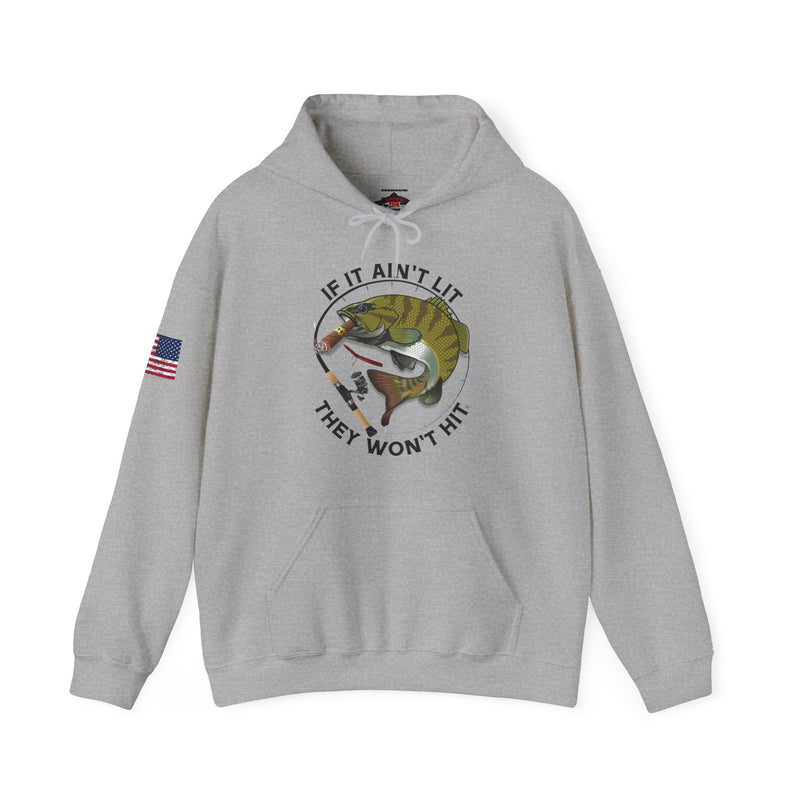 Load image into Gallery viewer, Smokin' Spinning Bass Patriot Hoodie Sweatshirt