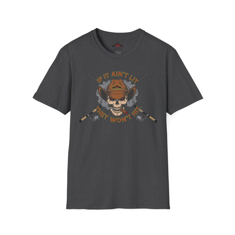Load image into Gallery viewer, Smokin' Skull Spincast T-Shirt