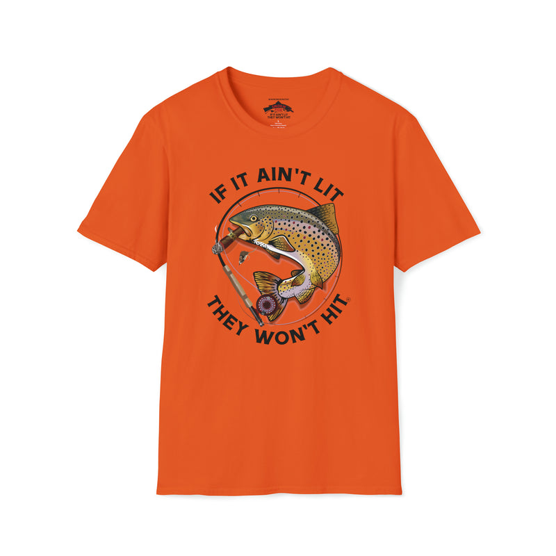 Load image into Gallery viewer, Smokin' Brown Trout & Mouse T-Shirt