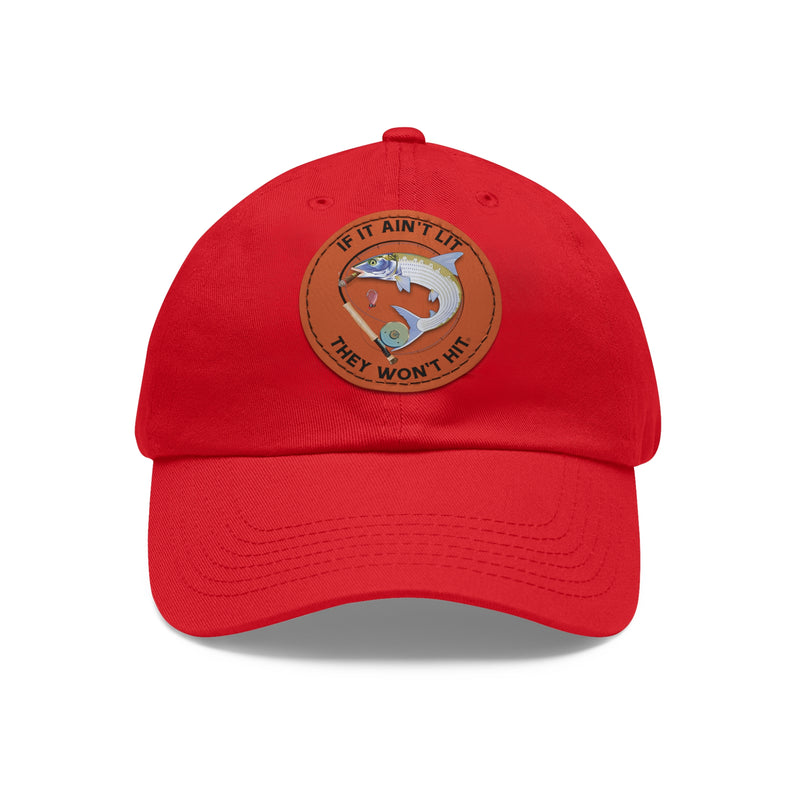 Load image into Gallery viewer, Smokin' Bonefish Leather Patch Cap