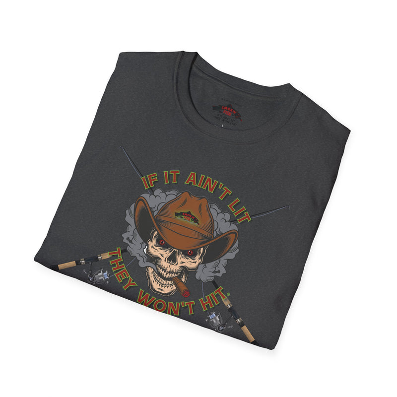 Load image into Gallery viewer, Smokin' Skull Spincast T-Shirt