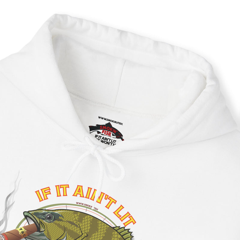 Load image into Gallery viewer, Smokin' Bass on the Fly Patriot Hoodie Sweatshirt