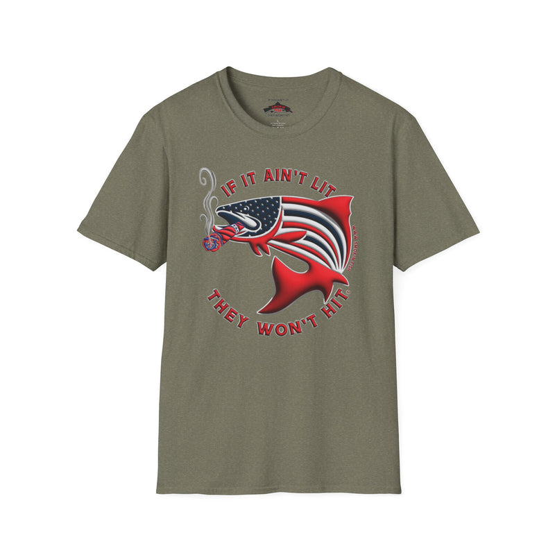 Load image into Gallery viewer, Smokin’ Fish® Americana Cigar T-Shirt