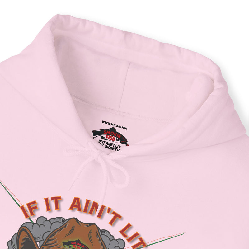 Load image into Gallery viewer, Smokin' Skull and Mega-Fish Patriot Hoodie Sweatshirt