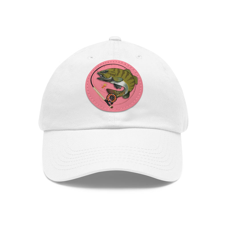 Load image into Gallery viewer, No Smokin' Bass Leather Patch Cap