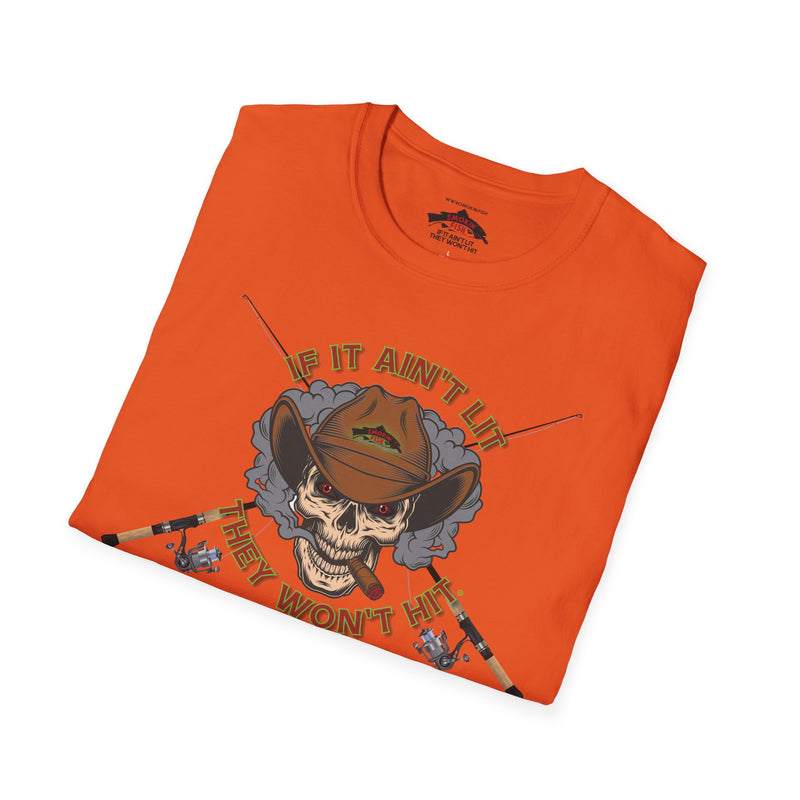 Load image into Gallery viewer, Smokin' Skull Spincast T-Shirt