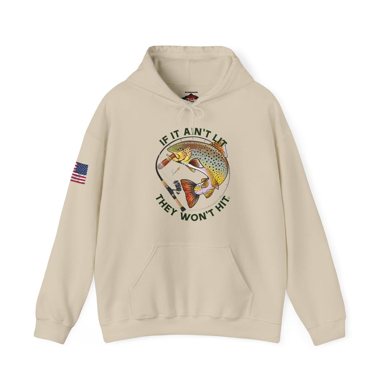 Load image into Gallery viewer, Smokin' Spinning Brown Patriot Hoodie Sweatshirt