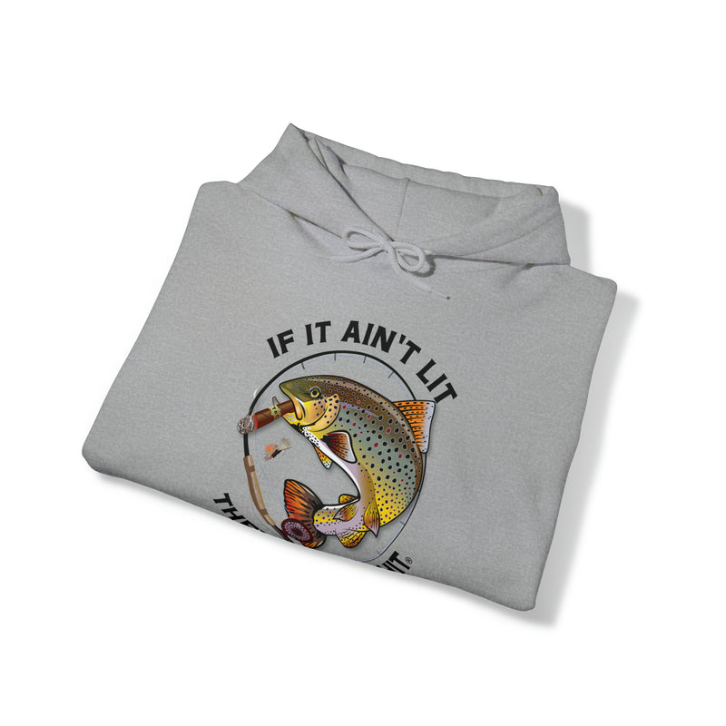 Load image into Gallery viewer, Smokin' Brown Trout Heavy Blend™ Hoodie Sweatshirt