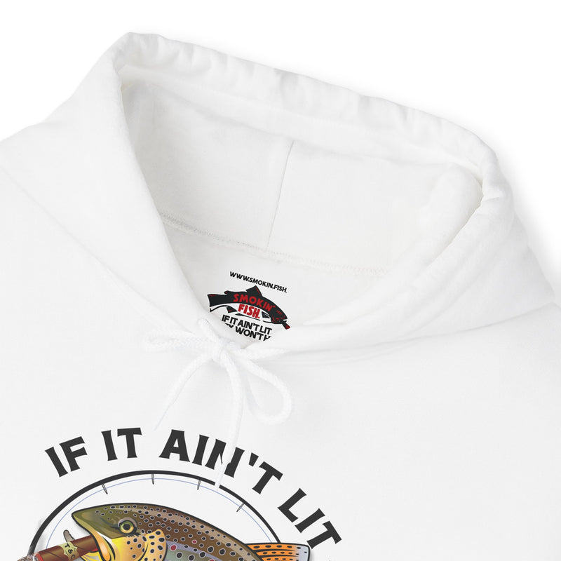 Load image into Gallery viewer, Smokin' Brown Trout Patriot Hoodie Sweatshirt