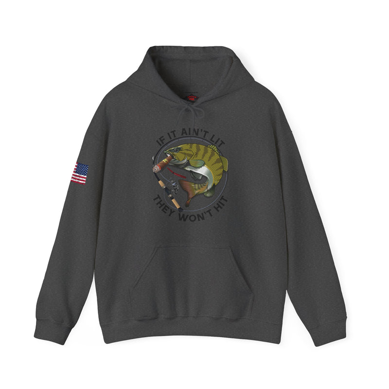 Load image into Gallery viewer, Smokin' Spinning Bass Patriot Hoodie Sweatshirt