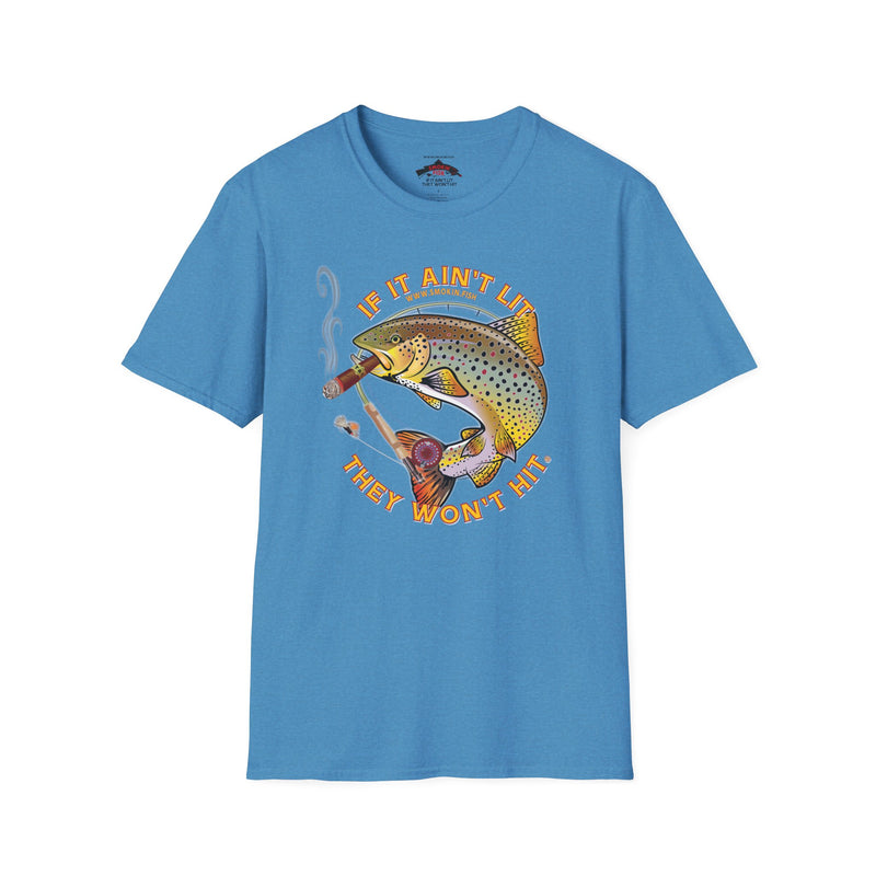 Load image into Gallery viewer, Smokin' Brown Trout Cigar T-Shirt