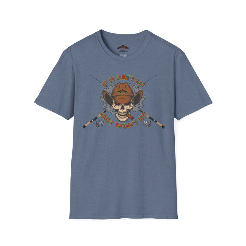Load image into Gallery viewer, Smokin' Skull Spincast T-Shirt