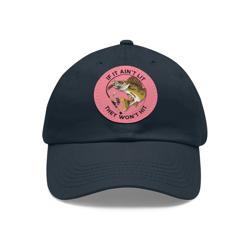 Load image into Gallery viewer, Smokin' Walleye Cap with Leather Patch