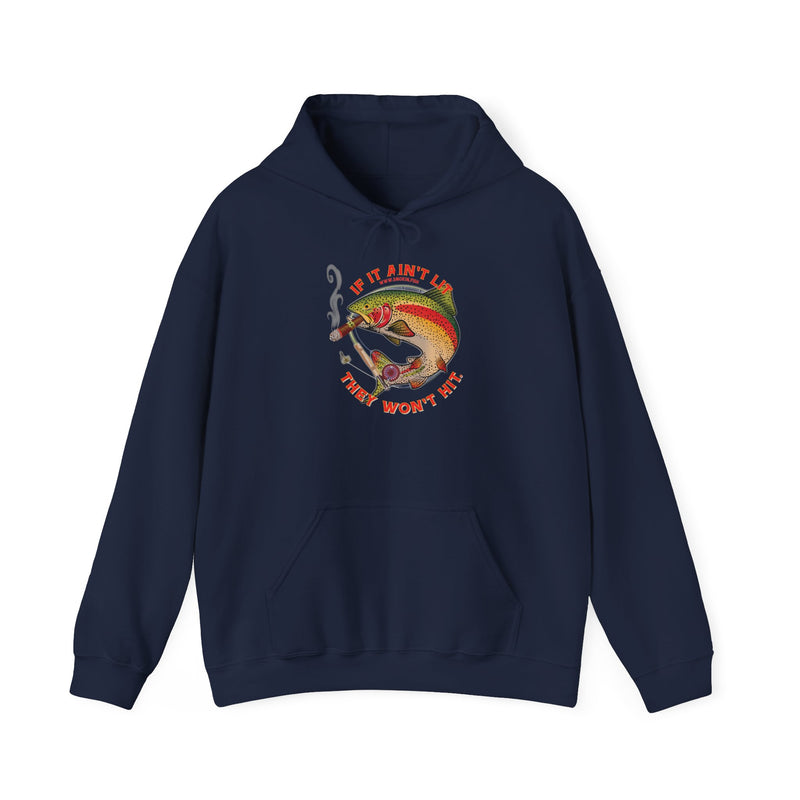 Load image into Gallery viewer, Smokin' Rainbow Trout Unisex Heavy Blend™ Hooded Sweatshirt