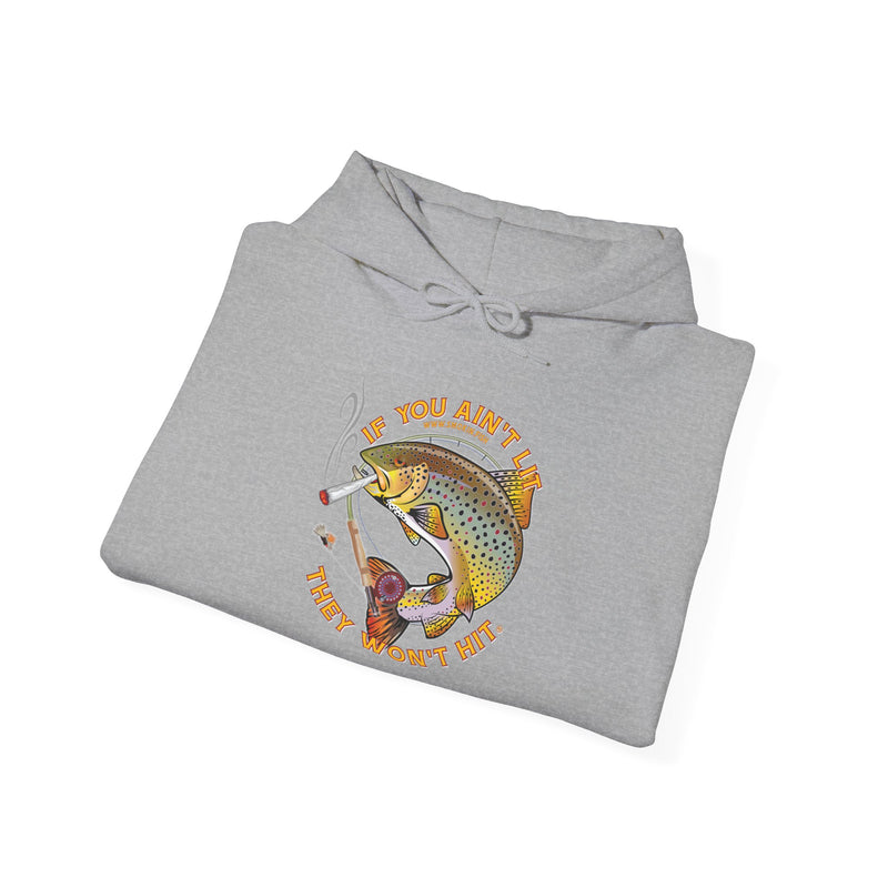 Load image into Gallery viewer, Doobie Brown Trout Unisex Heavy Blend™ Hooded Sweatshirt