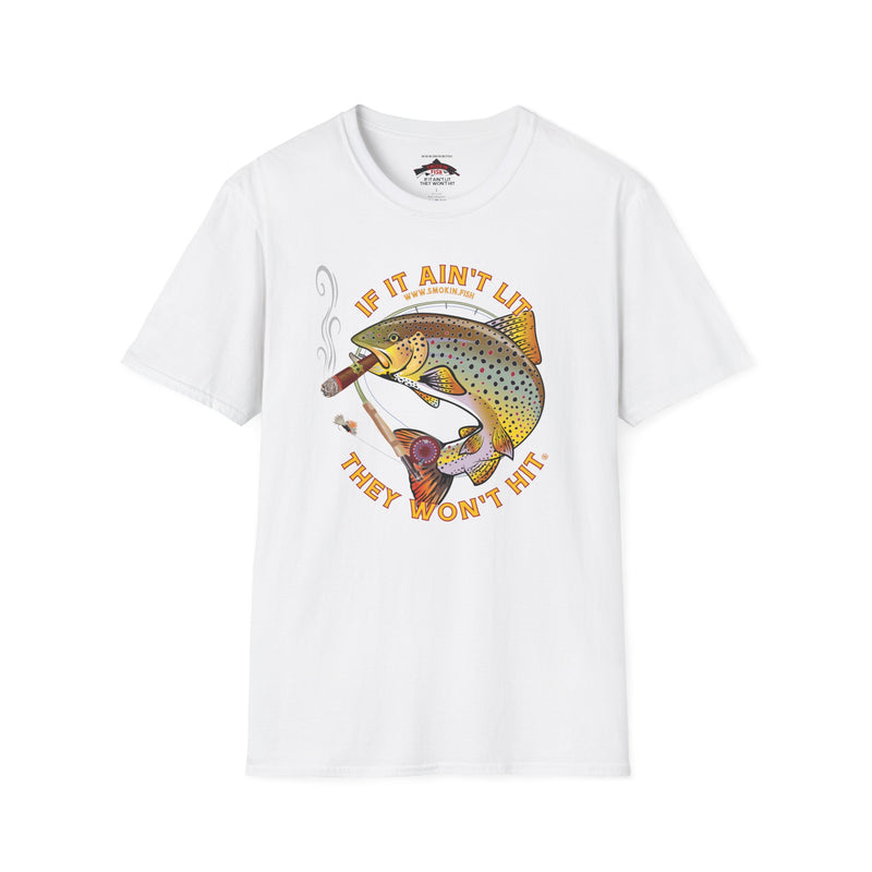 Load image into Gallery viewer, Smokin' Brown Trout Cigar T-Shirt