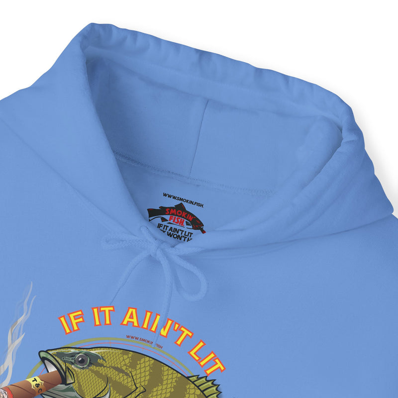 Load image into Gallery viewer, Smokin' Bass on the Fly Patriot Hoodie Sweatshirt