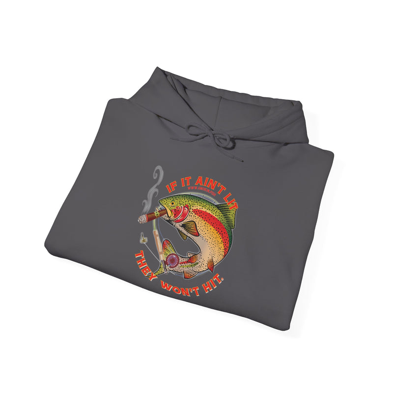Load image into Gallery viewer, Smokin' Rainbow Trout Unisex Heavy Blend™ Hooded Sweatshirt