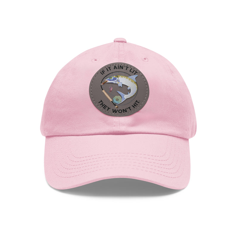 Load image into Gallery viewer, Smokin' Bonefish Leather Patch Cap