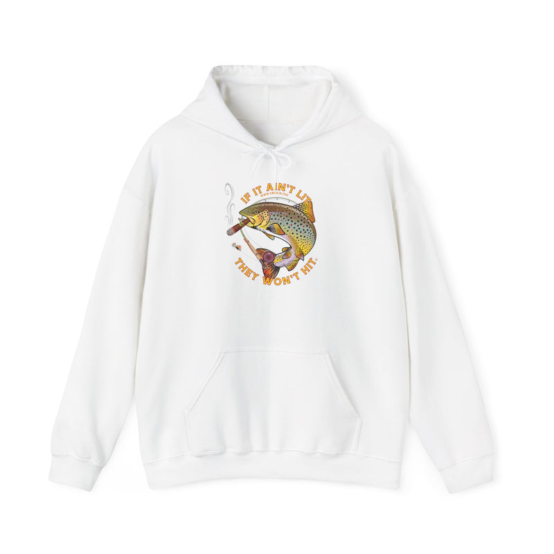 Load image into Gallery viewer, Smokin' Brown Trout Unisex Heavy Blend™ Hooded Sweatshirt