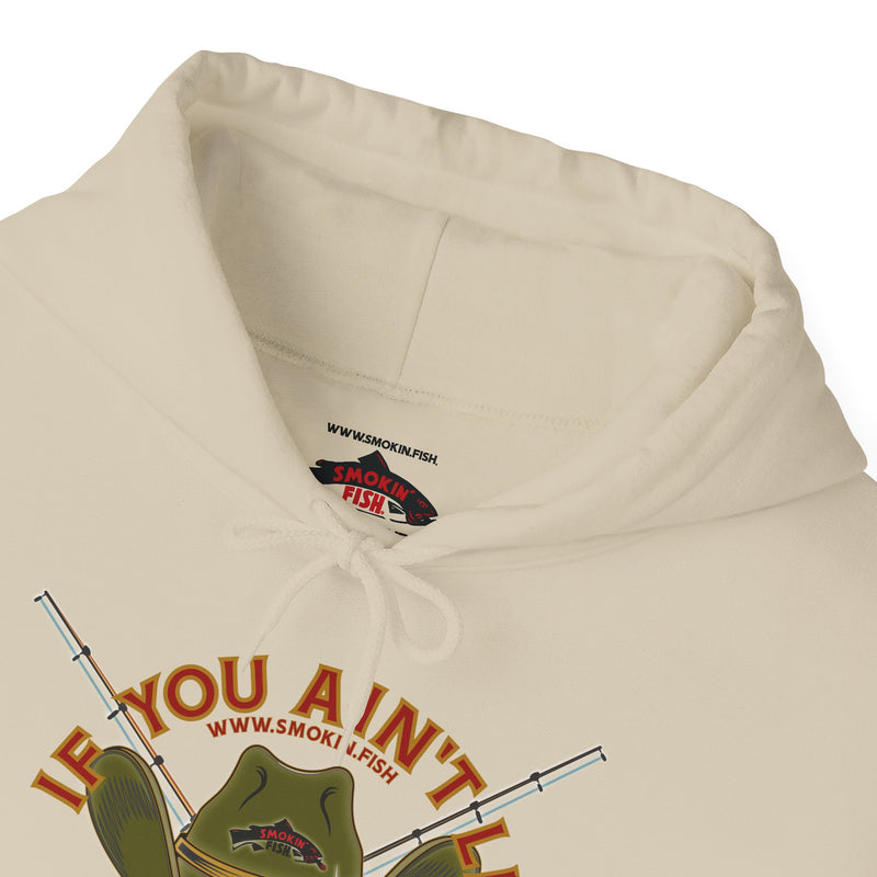 Load image into Gallery viewer, SMOKIN' Doobie Cowboy Skull Americana Spin Rod Hoodie Sweatshirt