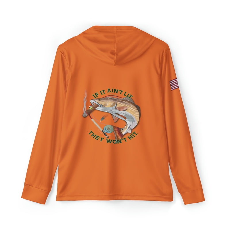 Load image into Gallery viewer, Smokin' Redfish Patriot Fishing Hoodie | Crusta