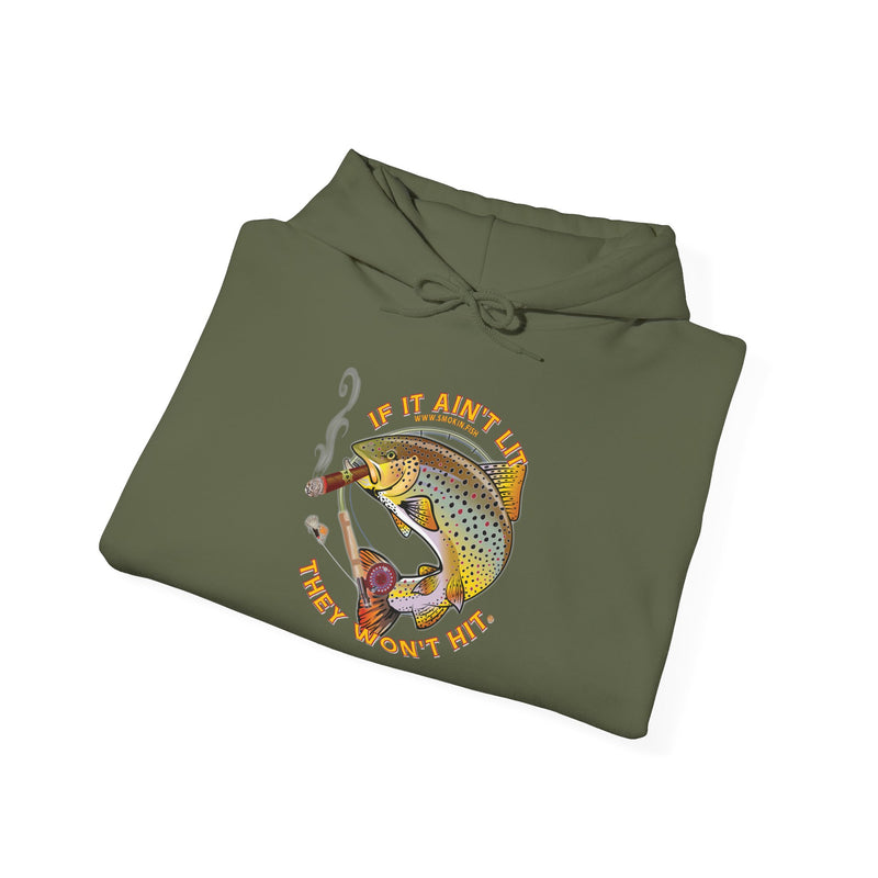 Load image into Gallery viewer, Smokin' Brown Trout Unisex Heavy Blend™ Hooded Sweatshirt