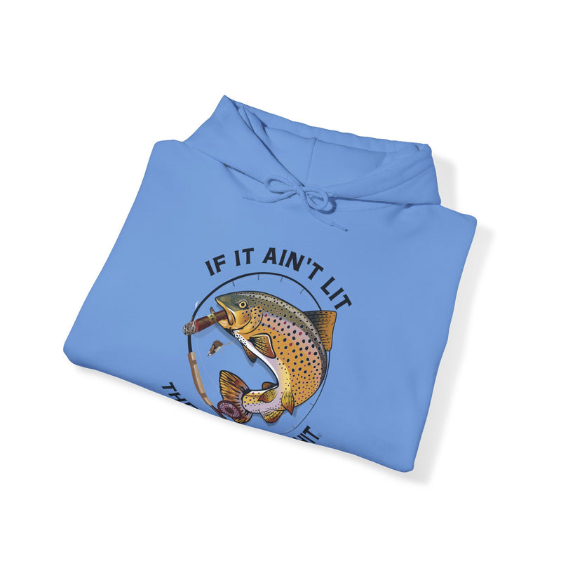 Load image into Gallery viewer, Smokin' Brown Trout & Mouse Patriot Hoodie Sweatshirt