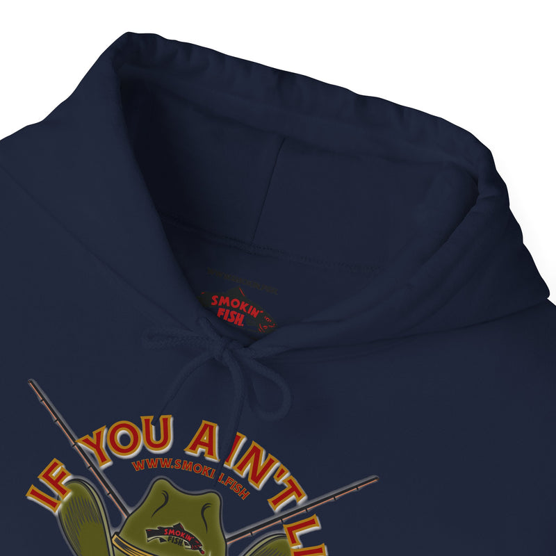 Load image into Gallery viewer, SMOKIN' Doobie Cowboy Skull Americana Fly Rod Hoodie Sweatshirt