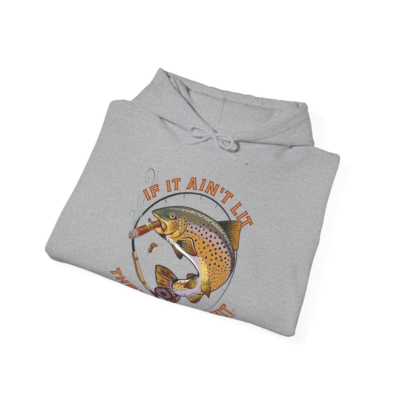 Load image into Gallery viewer, Smokin' Brown Trout & Mouse Hoodie