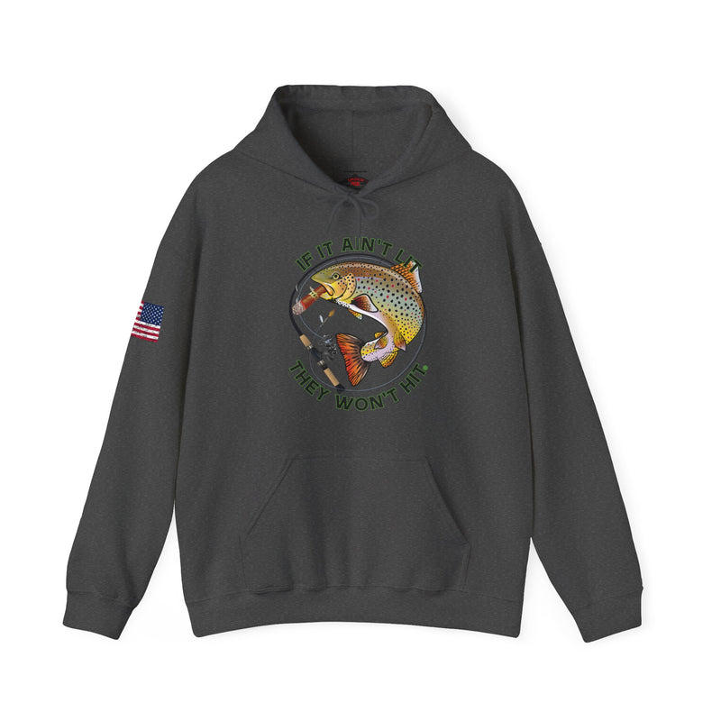 Load image into Gallery viewer, Smokin' Spinning Brown Patriot Hoodie Sweatshirt